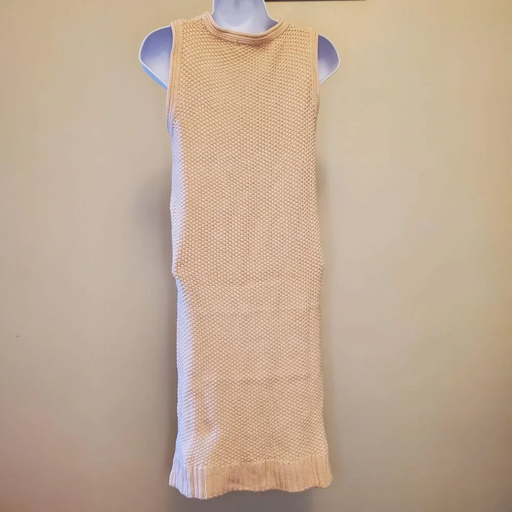 VENUS Peachy Pink Pullover High-Low Sleeveless Sweater Top - S - Picture 6 of 12